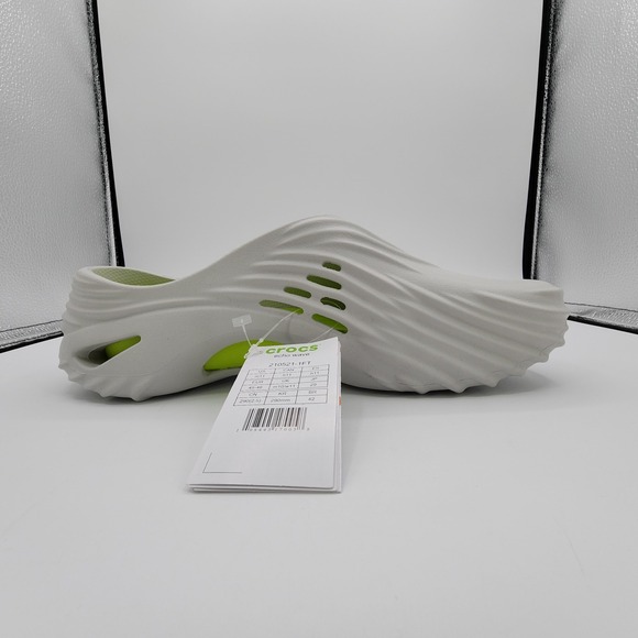 Crocs Echo Wave Mens Size 11 Atmosphere Lime Punch Clog 210521-1FT NEW w/ Tag - Picture 3 of 11